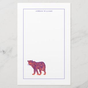 Bright Leopard Briefpapier