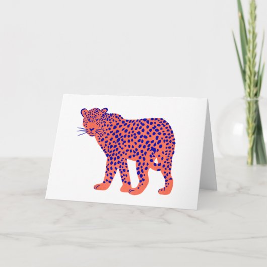 Bright Leopard Kaart (Voorkant)