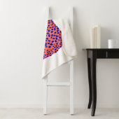 Bright Leopard Sherpa Deken (In situ)