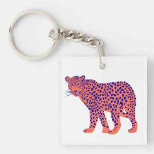 Bright Leopard Sleutelhanger