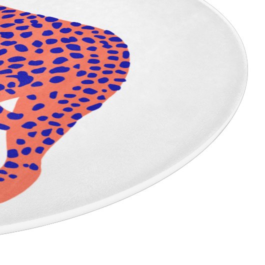 Bright Leopard Snijplank (Hoek)