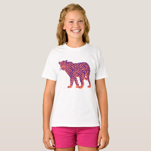 Bright Leopard T-shirt (Voorkant volledig)