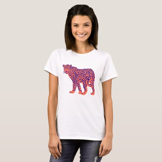 Bright Leopard T-shirt (Voorkant volledig)