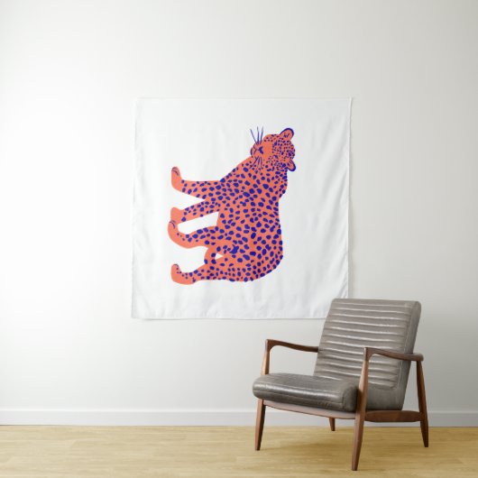 Bright Leopard Wandkleed (In Situ (horizontaal))