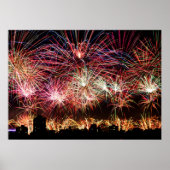 Bright lichten, Big City Fireworks Print (Voorkant)