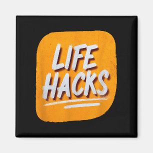 Bright Life hacks kostuum voor volwassenen en Kind Magneet