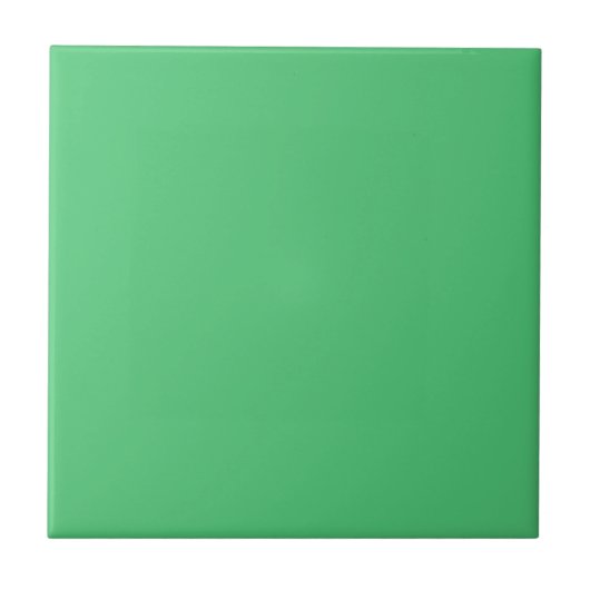 Bright Light Emerald Green Color Tile Tegeltje (Voorkant)
