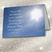 Bright Light Matthew 5:16-kaart Kaart