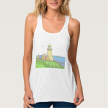Bright Lighthouse Flowy Tanktop