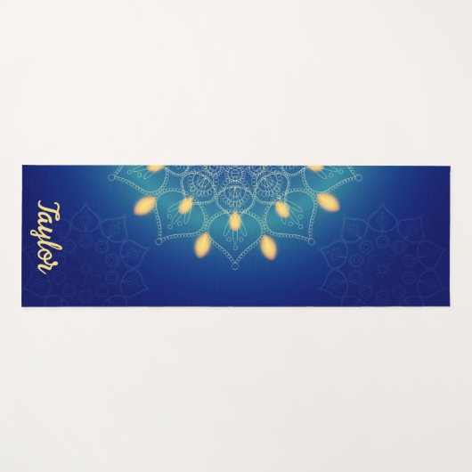 Bright Lights Mandala Yogamat (Voorkant (horizontaal))