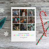 Bright Lights Multi-Photo Holiday Kaart