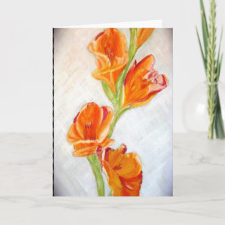 Bright Lily Wenskaart Kaart