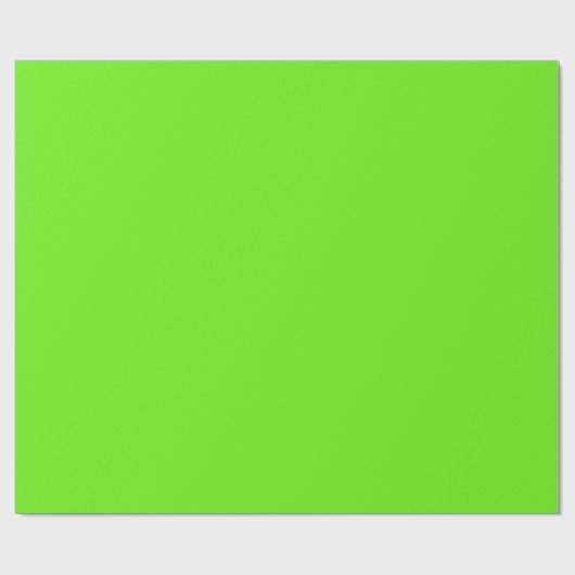 Bright Lime Green Gift Cadeaupapier (Vlak)