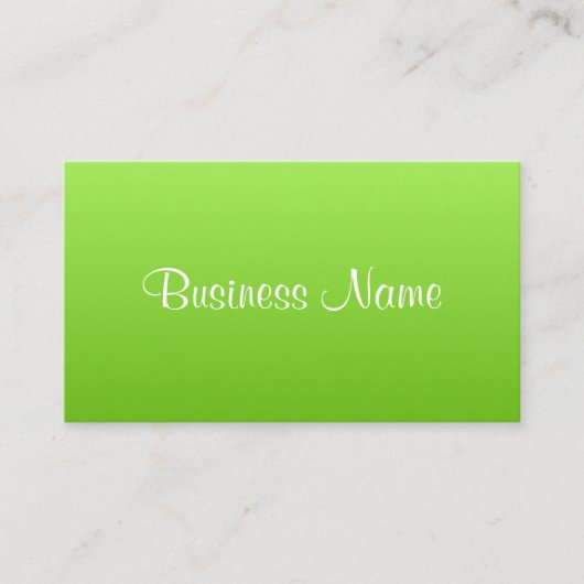 Bright Limoen Visitekaartje (Voorkant)