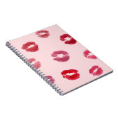 Bright Lips Imprints Valentijn Pattern Notitieboek (Rechterzijde)
