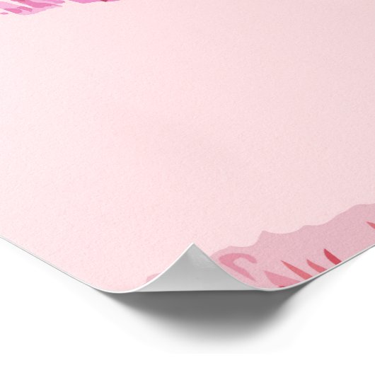 Bright Lips Imprints Valentijn Pattern Poster (Hoek)