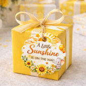 Bright Little Sun Baby Style Bedankjes Labels