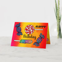 Bright Lollipop Snoep Sweet Treat Happy Birthday