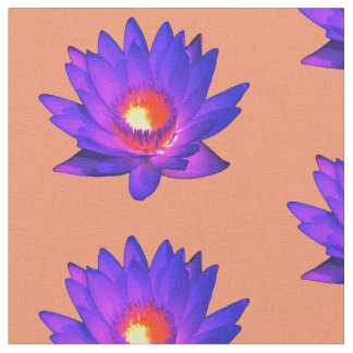 Bright Lotus Flower Fabric Stof
