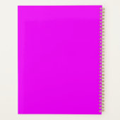 Bright Magenta Planner (Achterkant)