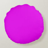 Bright Magenta Rond Kussen (Achterkant)