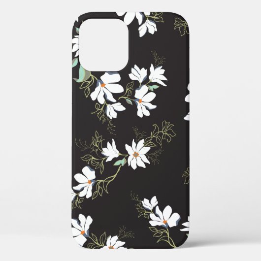 Bright Magnolia Seamless Patroon Case-Mate iPhone Case (Achterkant)