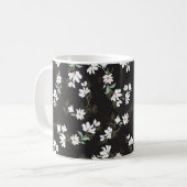 Bright Magnolia Seamless Patroon Koffiemok (Voorkant links)