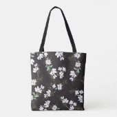 Bright Magnolia Seamless Patroon Tote Bag (Achterkant)