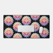Bright Mandala Floral Desk Mat (Keyboard & Muis)