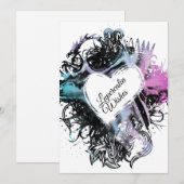 Bright Marble Heart Lupercalia Valentijnse Feestdagenkaart (Voorkant / Achterkant)