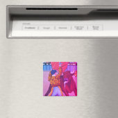 Bright Matador vermaakt menigte met stier Magneet (Insitu (Vaatwasser))