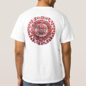Bright Mayan Calender T-shirt (Achterkant)