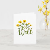 Bright Meadow Flowers krijgen goed Kaart (Gele Bloem)