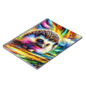 Bright Meadow Hedgehog Notebook Notitieboek (Linkerzijde)