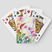"Bright Meadow" Kolibrie Print Pokerkaarten (Achterkant)