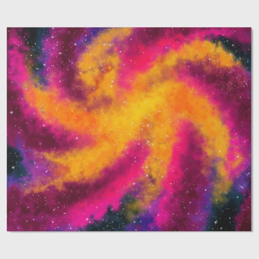 Bright melkweg cadeaupapier (Vlak)