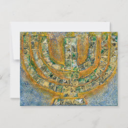 Bright Menorah Briefkaart