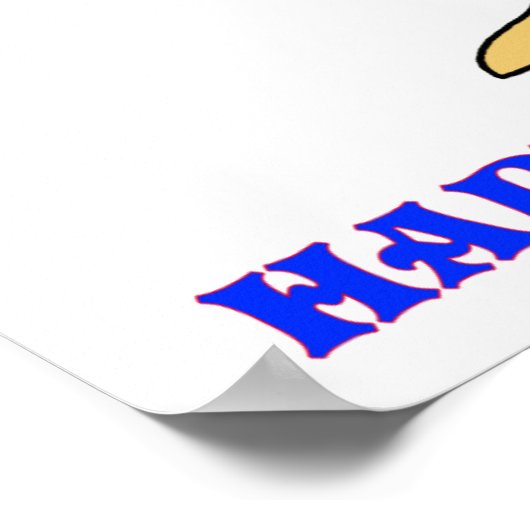 Bright Menorah Poster (Hoek)