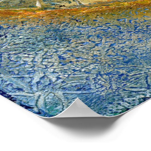 Bright Menorah Poster (Hoek)