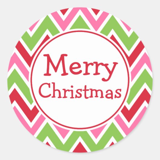 Bright Merry Christmas Stickers (Voorkant)