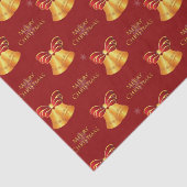 Bright metalen goudcellen smeulend kerstfeest tissuepapier (Detail)