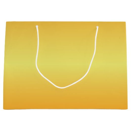 Bright metalen gouden cellen large cadeautasje (Voorkant)