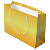Bright metalen gouden cellen large cadeautasje (Achterkant Gekanteld)