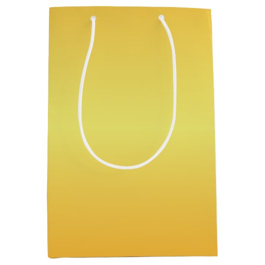 Bright metalen gouden cellen medium cadeauzakje (Voorkant)