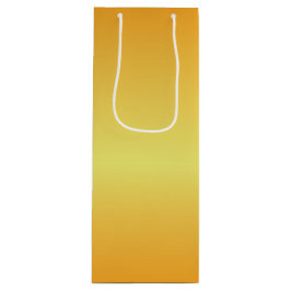 Bright metalen gouden cellen wijn cadeautas