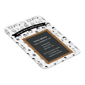 Bright Mind Brilliant Future bewerkbare uitnodigin Magneet (Rechterzijde)