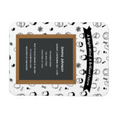 Bright Mind Brilliant Future bewerkbare uitnodigin Magneet (Horizontaal)