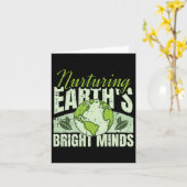 Bright Minds Earth Day Environmental Natuur Enviro Kaart (Gele Bloem)