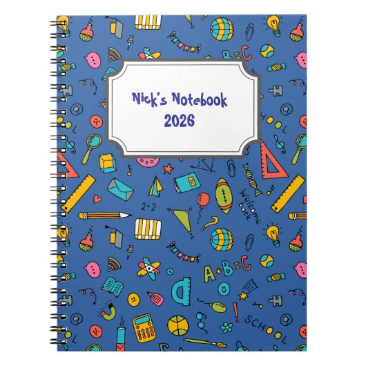 Bright Minds School Notebook Notitieboek (Voorkant)