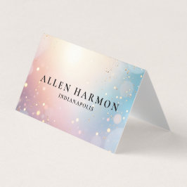 Bright Minimal Custom Family Name | 5-Minute Edit Visitekaartje